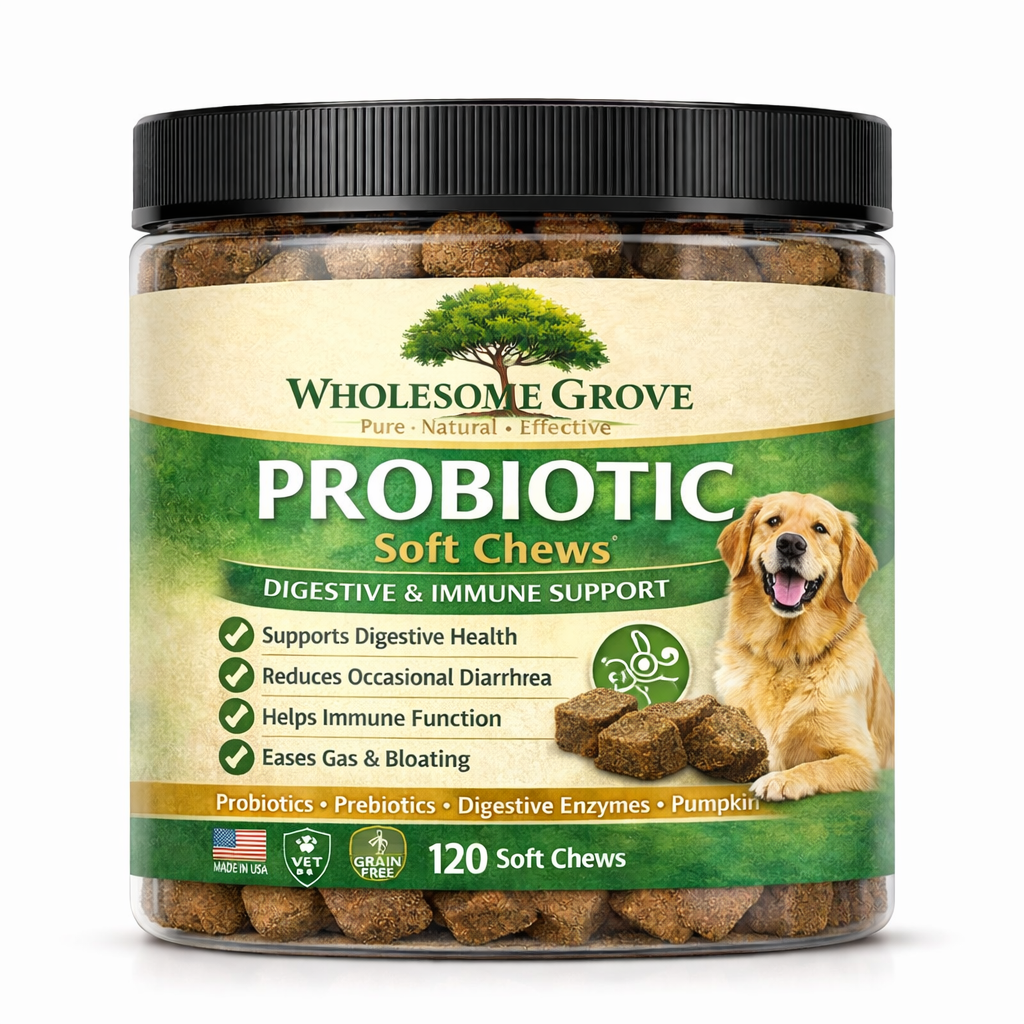 Wholesome Grove Probiotic Pet Chews