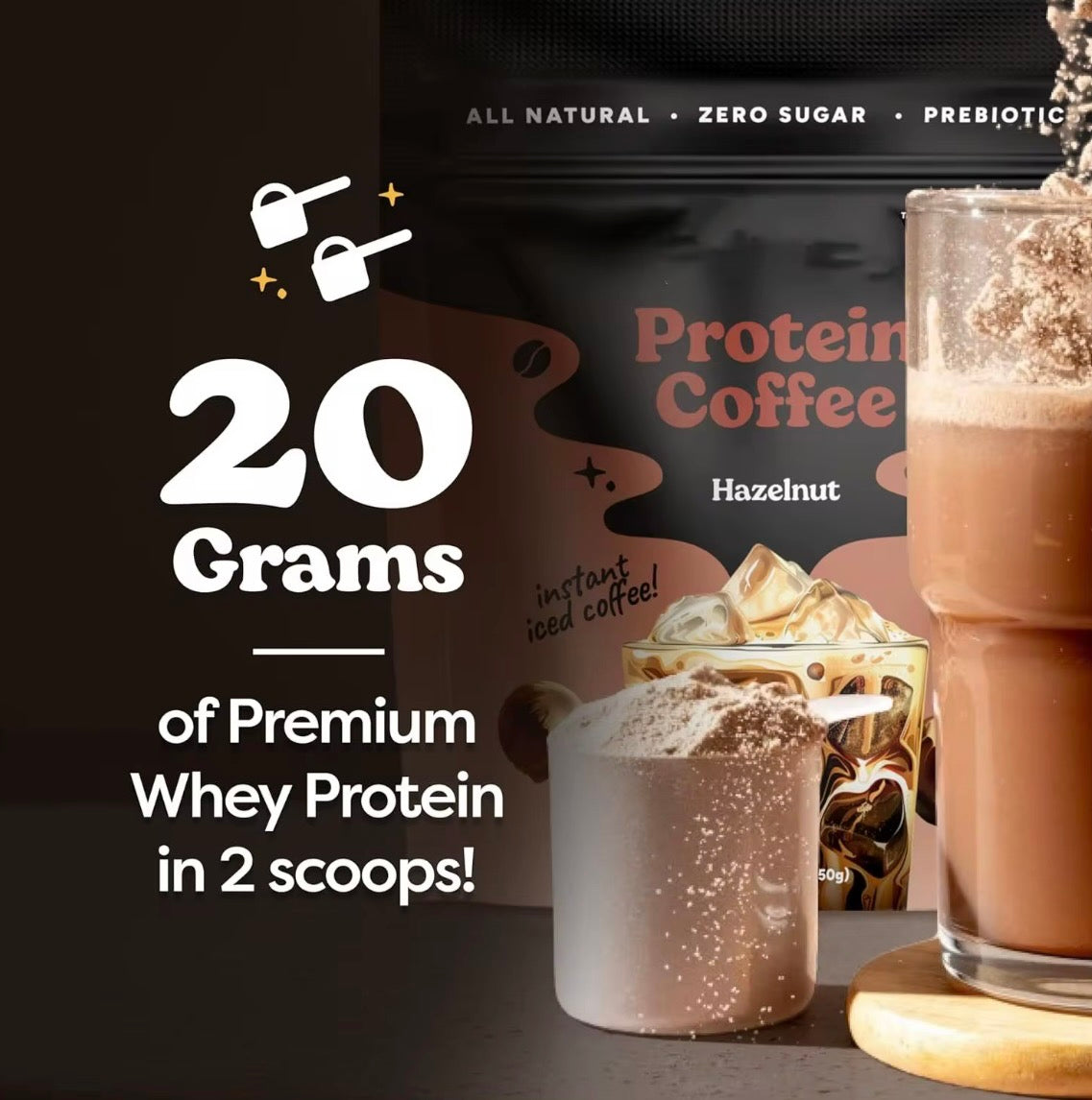 Wholesome Grove Hazelnut Flavored Protein Coffee