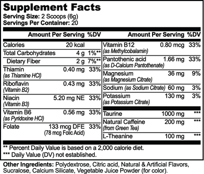Energy Powder (Yuzu Flavor)