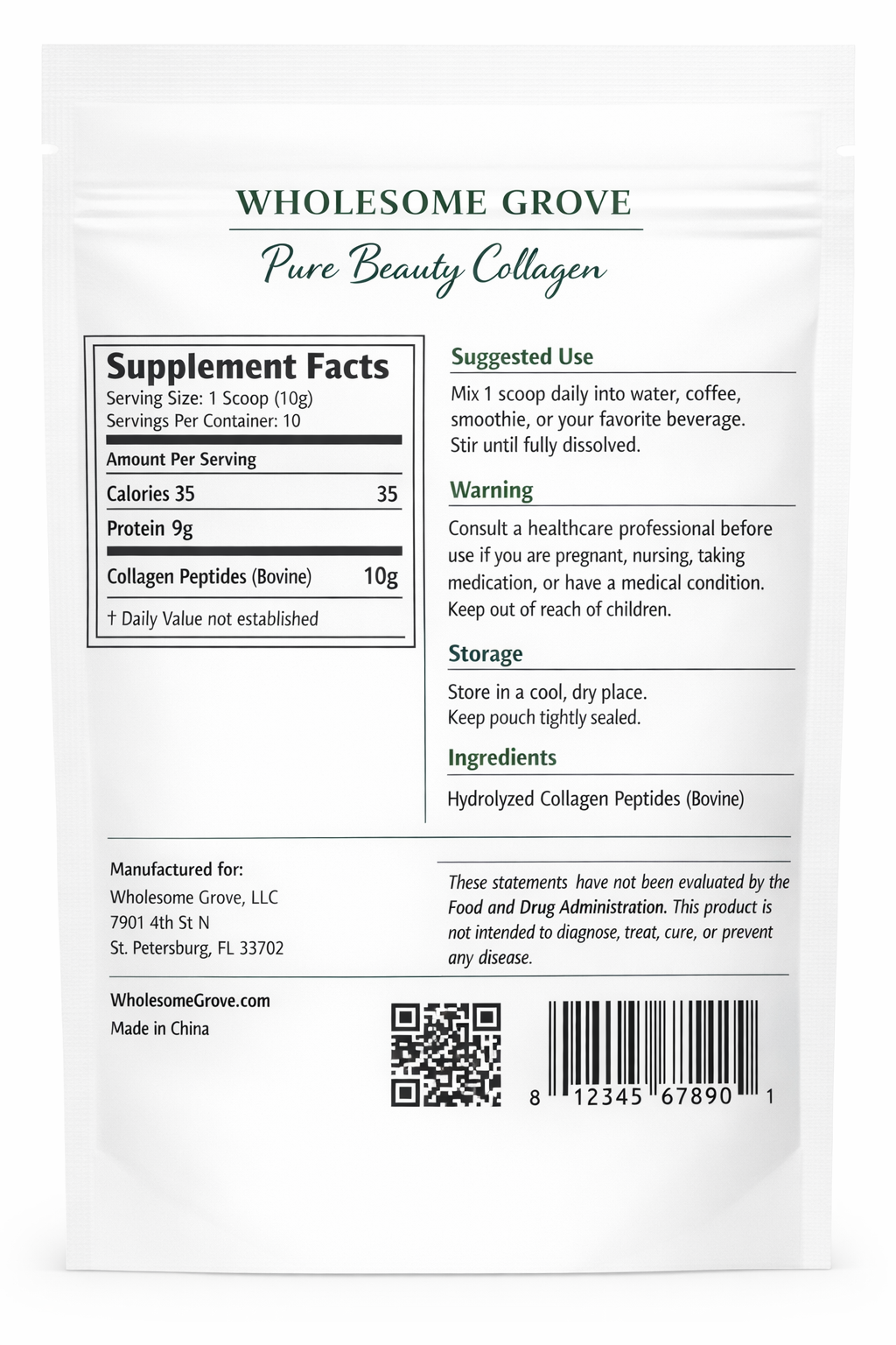 Pure Beauty Collagen – Skin, Hair & Nails Support