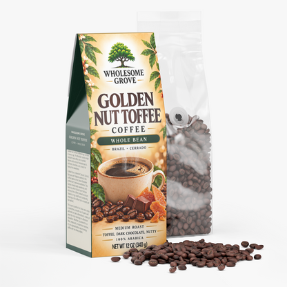 Golden Nut Toffee Coffee (Medium Roast)