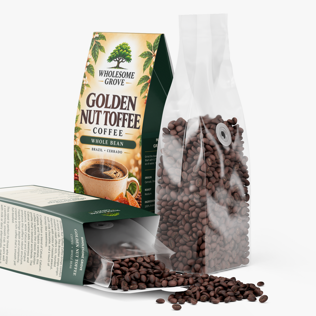 Golden Nut Toffee Coffee (Medium Roast)