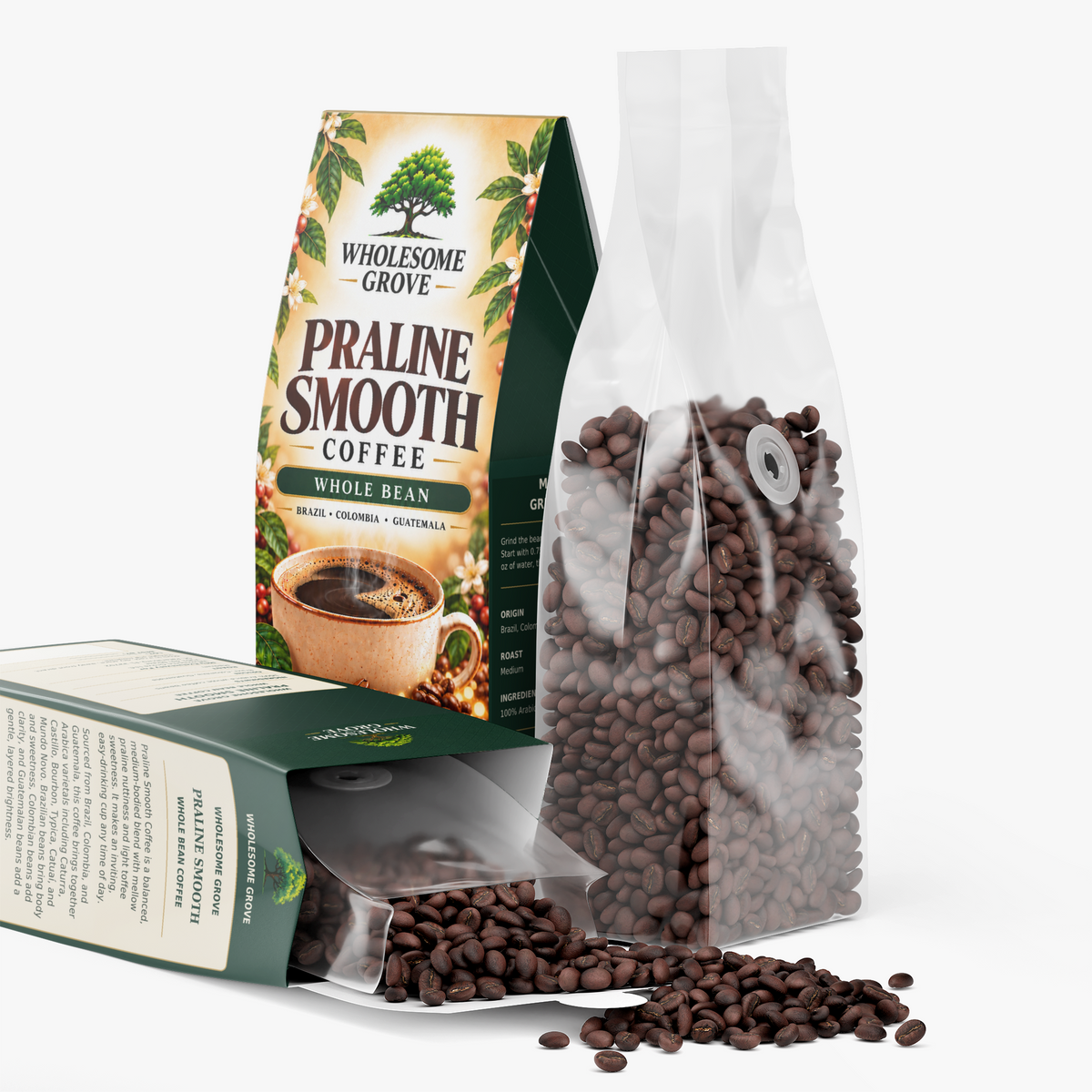 Praline Smooth Coffee (Medium Roast)