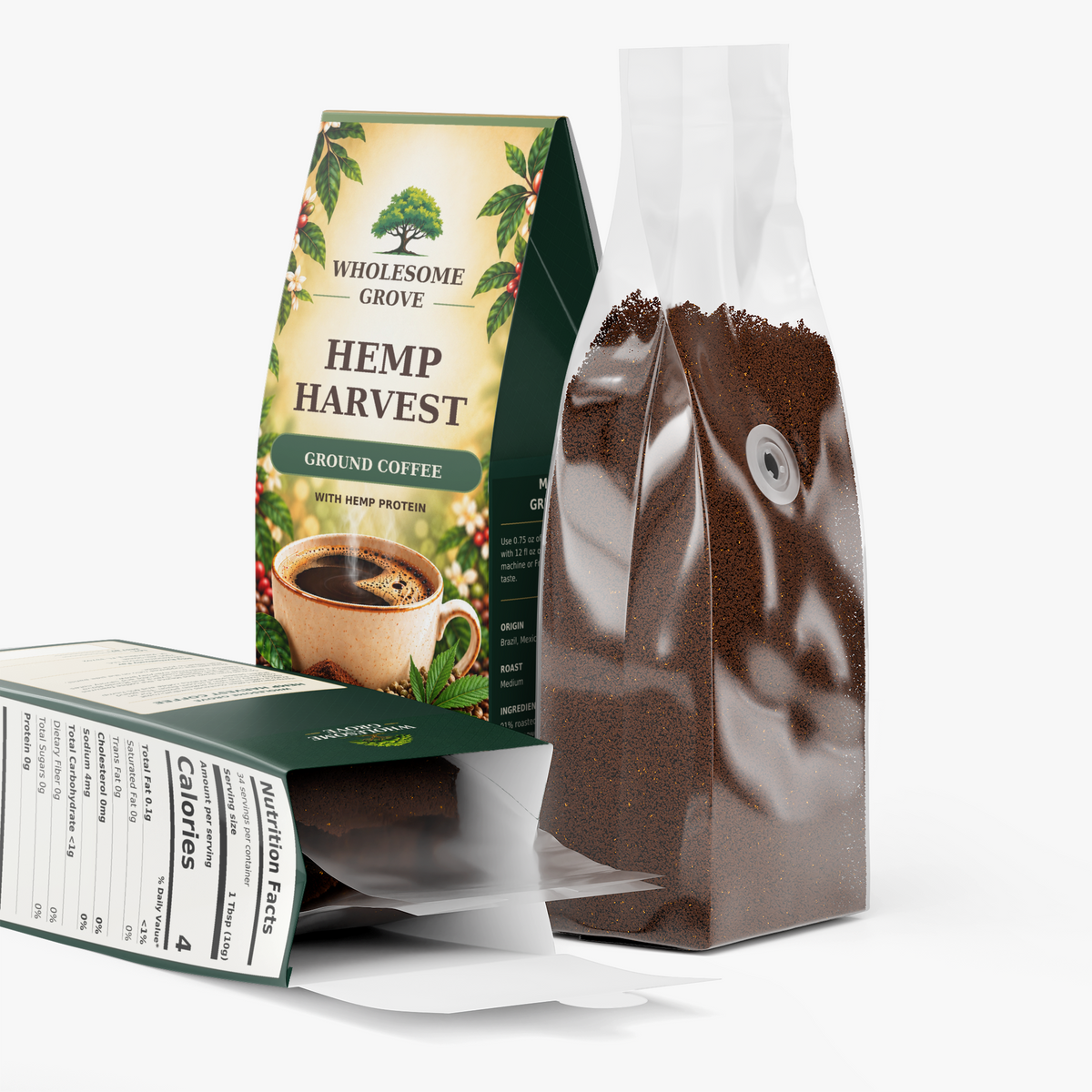 Hemp Harvest Coffee (Medium Roast)