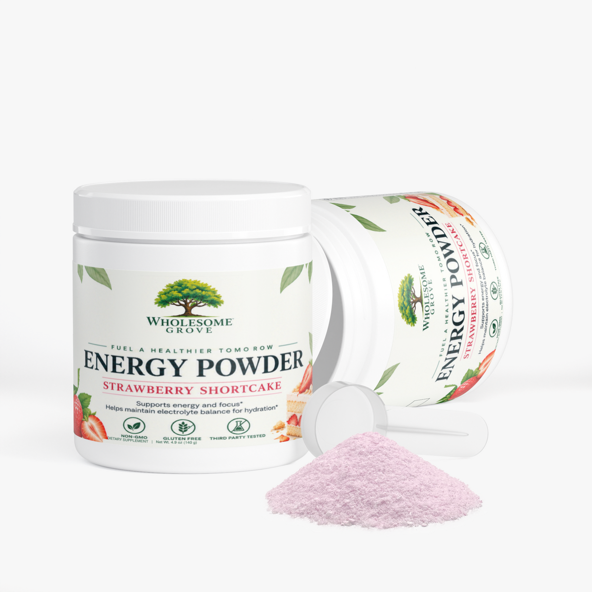 Energy Powder (Strawberry Shortcake)