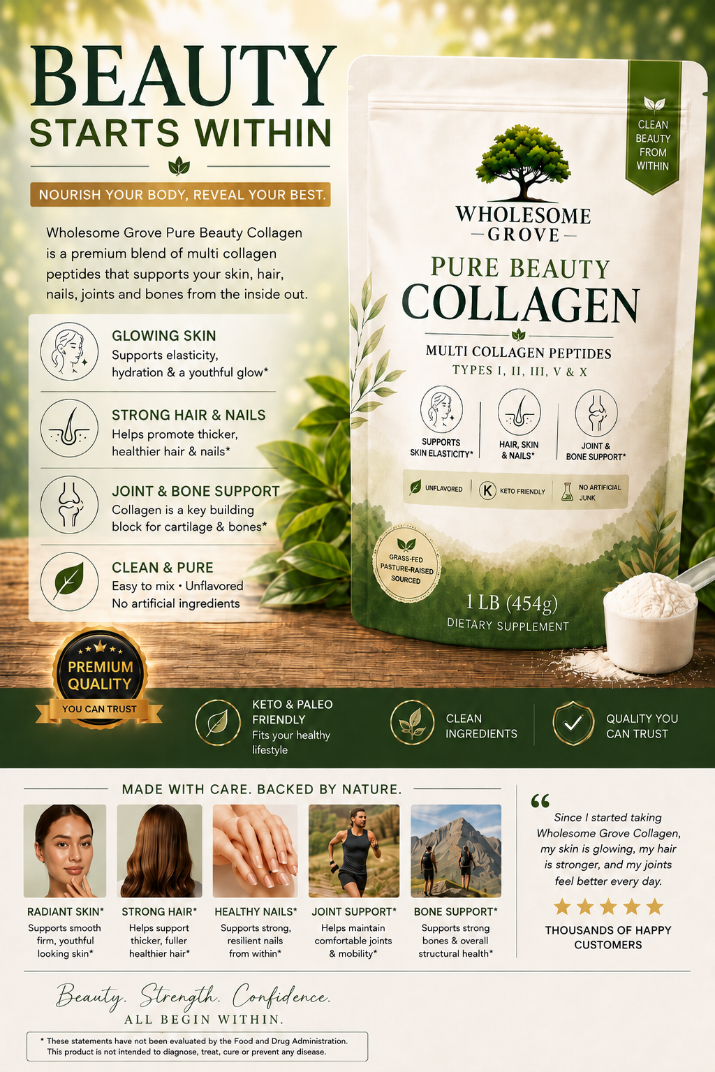 Wholesome Grove® Multi Collagen Peptides