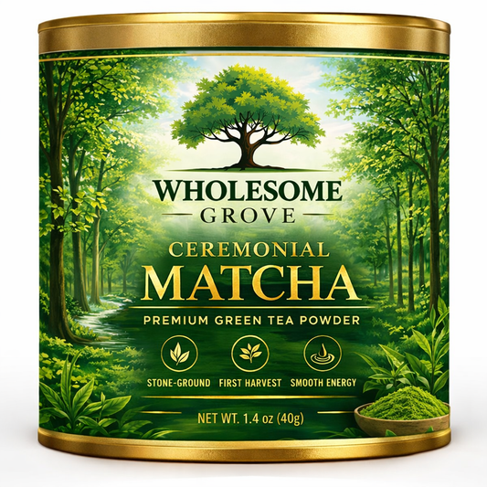 Wholesome Grove Ceremonial Matcha Tea Powder