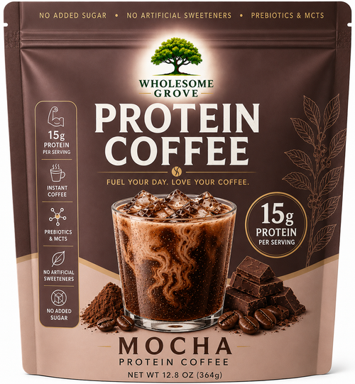 Wholesome Grove® Mocha Protein Coffee - Primary Image