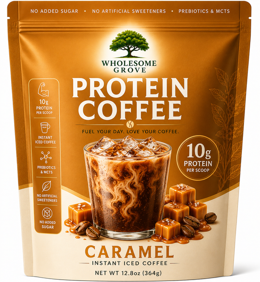 Wholesome Grove® Caramel Protein Coffee - Primary Image