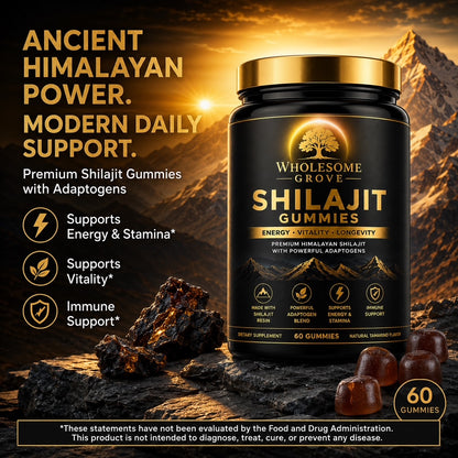 Wholesome Grove® Shilajit Gummies - Primary Image
