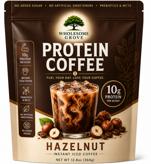 Wholesome Grove® Hazelnut Protein Coffee - Primary Image