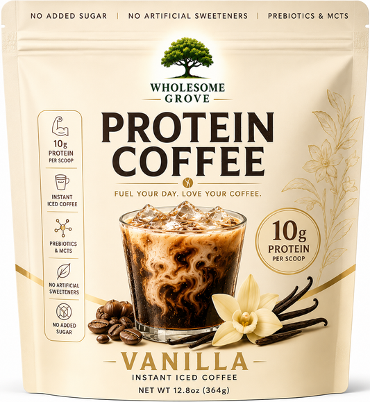 Wholesome Grove® Vanilla Protein Coffee - Primary Image